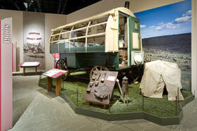 Photo of artifacts in The Last West exhibit